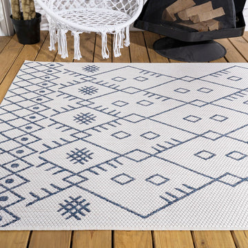 Boho Moroccan Indoor/outdoor Area Rug